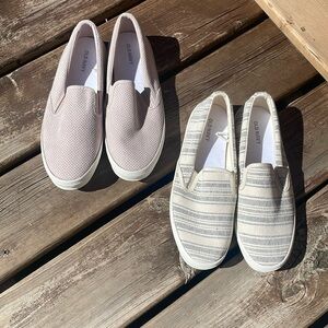 2 Pairs Women’s Slip On Shoes